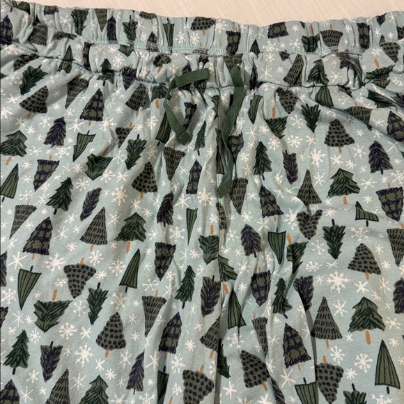 LC Lauren Conrad Blue and Green Christmas PJs - Picture 4 of 4